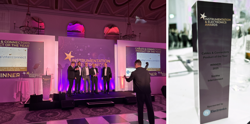 Smiths Interconnect wins at the 2025 Instrumentation & Electronics Awards