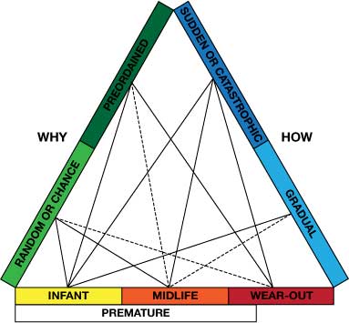 Diagram of the possible connections between the causes of failure