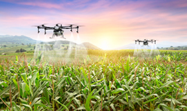 Smiths Interconnect helps protect crops by charging agricultural drones 
