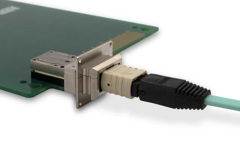 New LightVISION rugged optical transceivers for smart car applications.